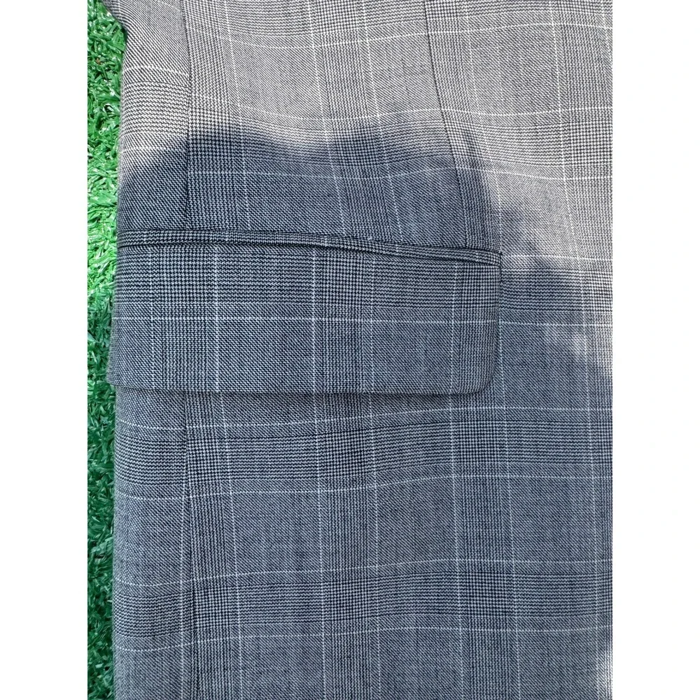Brooks Brothers Explorer Fitzgerald Fit Grey Glen Plaid Blazer Sport Coat 44R
